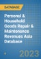 Personal & Household Goods Repair & Maintenance Revenues Asia Database - Product Image