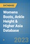 Womens Boots, Ankle Height & Higher Asia Database - Product Image