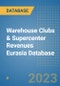 Warehouse Clubs & Supercenter Revenues Eurasia Database - Product Image