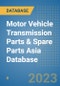 Motor Vehicle Transmission Parts & Spare Parts Asia Database - Product Image