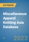 Miscellaneous Apparel Knitting Asia Database - Product Image