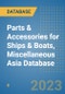 Parts & Accessories for Ships & Boats, Miscellaneous Asia Database - Product Thumbnail Image