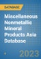 Miscellaneous Nonmetallic Mineral Products Asia Database - Product Image