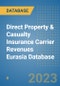 Direct Property & Casualty Insurance Carrier Revenues Eurasia Database - Product Image