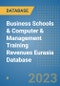 Business Schools & Computer & Management Training Revenues Eurasia Database - Product Thumbnail Image