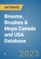 Brooms, Brushes & Mops Canada and USA Database - Product Image