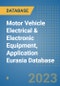 Motor Vehicle Electrical & Electronic Equipment, Application Eurasia Database - Product Image