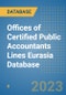 Offices of Certified Public Accountants Lines Eurasia Database - Product Thumbnail Image