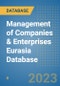 Management of Companies & Enterprises Eurasia Database - Product Image