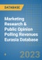 Marketing Research & Public Opinion Polling Revenues Eurasia Database - Product Image