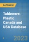 Tableware, Plastic Canada and USA Database - Product Image