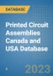 Printed Circuit Assemblies Canada and USA Database - Product Image
