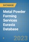 Metal Powder Forming Services Eurasia Database - Product Image