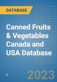 Canned Fruits & Vegetables Canada and USA Database- Product Image