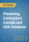 Plastering Contractors Canada and USA Database - Product Image