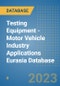Testing Equipment - Motor Vehicle Industry Applications Eurasia Database - Product Thumbnail Image