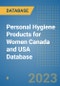 Personal Hygiene Products for Women Canada and USA Database - Product Image
