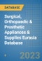 Surgical, Orthopaedic & Prosthetic Appliances & Supplies Eurasia Database - Product Image