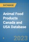 Animal Food Products Canada and USA Database - Product Image