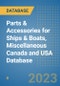 Parts & Accessories for Ships & Boats, Miscellaneous Canada and USA Database - Product Thumbnail Image