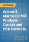 Animal & Marine Oil Mill Products Canada and USA Database - Product Thumbnail Image