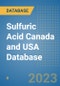 Sulfuric Acid Canada and USA Database - Product Thumbnail Image