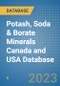 Potash, Soda & Borate Minerals Canada and USA Database - Product Image
