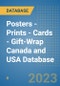 Posters - Prints - Cards - Gift-Wrap Canada and USA Database - Product Image