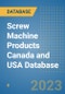 Screw Machine Products Canada and USA Database - Product Image