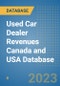 Used Car Dealer Revenues Canada and USA Database - Product Image