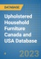 Upholstered Household Furniture Canada and USA Database - Product Image
