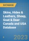 Skins, Hides & Leathers, Sheep, Goat & Deer Canada and USA Database - Product Image