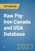 Raw Pig-iron Canada and USA Database- Product Image