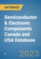 Semiconductor & Electronic Components Canada and USA Database - Product Image