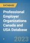 Professional Employer Organizations Canada and USA Database - Product Image