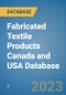 Fabricated Textile Products Canada and USA Database - Product Image