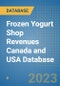 Frozen Yogurt Shop Revenues Canada and USA Database - Product Image