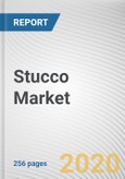 Stucco Market by Construction Activity, Product, Insulation Type and End Use: Opportunity Analysis and Industry Forecast, 2019-2026- Product Image