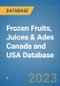 Frozen Fruits, Juices & Ades Canada and USA Database - Product Image