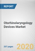 Otorhinolaryngology Devices Market by Product Type and End User: Global Opportunity Analysis and Industry Forecast, 2019-2026- Product Image
