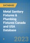 Metal Sanitary Fixtures & Plumbing Fixtures Canada and USA Database - Product Image