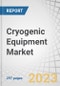 Cryogenic Equipment Market by Equipment (Tanks, Valves, Vaporizers, Pumps), Cryogen (Nitrogen, Argon, Oxygen, LNG, Hydrogen), End-user Industry (Energy & Power, Chemical, Metallurgy, Transportation), System Type, Application & Region - Forecast to 2028 - Product Image