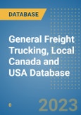 General Freight Trucking, Local Canada and USA Database- Product Image
