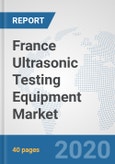 France Ultrasonic Testing Equipment Market: Prospects, Trends Analysis, Market Size and Forecasts up to 2025- Product Image