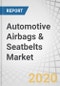Automotive Airbags & Seatbelts Market By Airbag Type (Front, Knee and Side & Curtain), Seatbelts (2-point and 3-point), Vehicle (PC, LCV, Buses and Trucks), Electric Vehicle, Component (Airbag Inflator, ACU and Airbag) and Region - Global Forecast to 2025 - Product Thumbnail Image