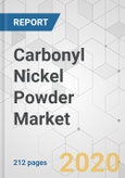 Carbonyl Nickel Powder Market - Global Industry Analysis, Size, Share, Growth, Trends, and Forecast, 2019 - 2027- Product Image