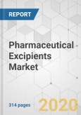 Pharmaceutical Excipients Market - Global Industry Analysis, Size, Share, Growth, Trends, and Forecast, 2019 - 2027- Product Image