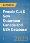 Female Cut & Sew Outerwear Canada and USA Database - Product Thumbnail Image
