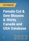 Female Cut & Sew Blouses & Shirts Canada and USA Database - Product Image
