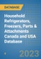 Household Refrigerators, Freezers, Parts & Attachments Canada and USA Database - Product Image